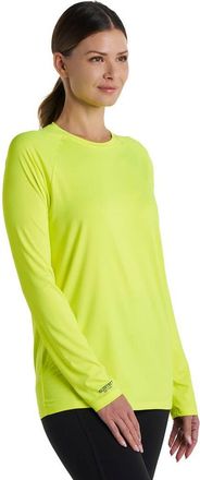 Coolibar Unisex Suntect Shield Shirt Performance Long Sleeve T-Shirt, UPF 50+ Sun Protection in Yellow at Nordstrom, Size Xx-Large