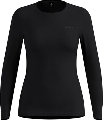 Odlo Active Warm Base Layer Top - - Sport - Donna - Nero - S