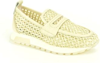 Hispanitas Schoenen, Dames, Beige, 37 EU, Raffia Loafer DZ