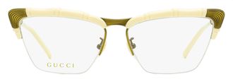 Gucci GG0660O Bamboo Signature Eyeglasses - Ivory