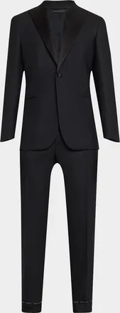 Ralph Lauren Purple Label Gregory Hand-Tailored Wool Peak Tuxedo