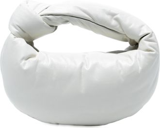 Bottega Veneta Pre-owned Womens Mini Nappa Puffy Jodie - White Leather - One Size