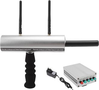 OEM Detector De Metales De Aluminio Y Plata, Profundidad De 20 M, Alcance De 1000 M, 2 Antenas, Detector Recargable Para Oro Y Plata, Enchufe Europeo De 1