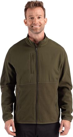 Cutter & Buck Hunts Point Recycled Fleece Mens Hybrid Full Zip Jacket