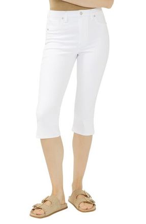 Silver Jeans Co Isbister Modern Capri Jeans in White at Nordstrom, Size 32
