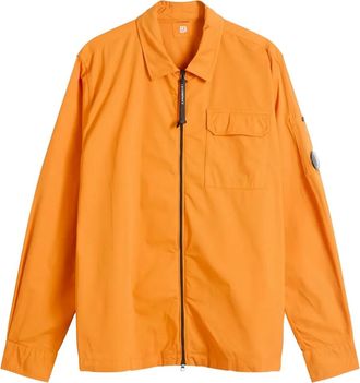 C.P. Company Giacca con zip e tasca - Arancione