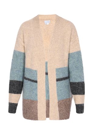 Usha Vest Dames Beige Veelkleurig