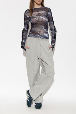 adidas Transparent Long Sleeve T-shirt, Womens, Grey