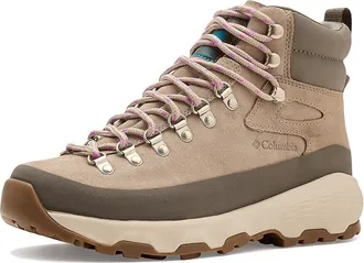 Columbia Newton Alpine PT Womens Hiking Boots Oxford Tan/Foxglove : 10.5 B - Medium, Suede