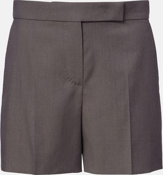Max Mara Sadunco virgin wool shorts