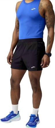 Brooks Journey 5 Short In Black
