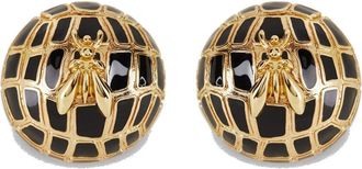 Patrizia Pepe Orecchini a sfera Color Metal effetto coccodrillo - - Accessories - Donna - Multicolore - ONE SIZE