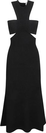 Alexander McQueen Maxi Kleedjes - Dames - Maxi kleedjes - Zwart - XS - Kleedjes