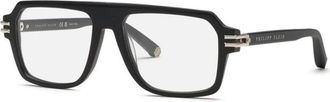 Philipp Plein Optical Frame - Heren - Brillen - Zwart - 56 MM - Accessoires