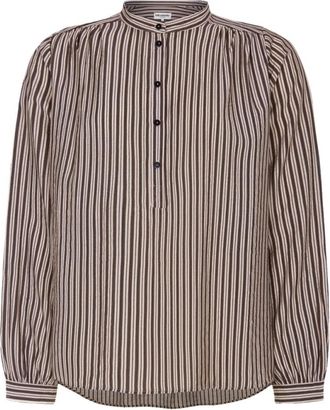 Lollys Laundry Blouses - Dames - Blouses - Beige - L - Overhemden