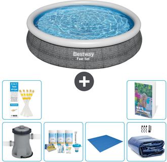 Bestway Piscina Bestway Fast Set Redonda - 366x76 Cm - 7-piezas S289