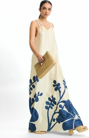 Diarrablu Jwana Maxi Dress Ula in Ula Navy at Nordstrom, Size Large