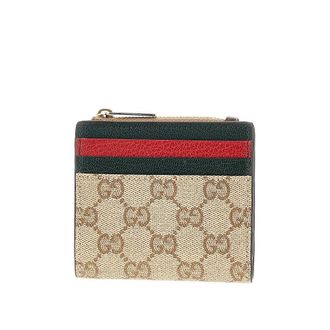 Gucci Coated GG fabric bi-fold wallet Woman One Size