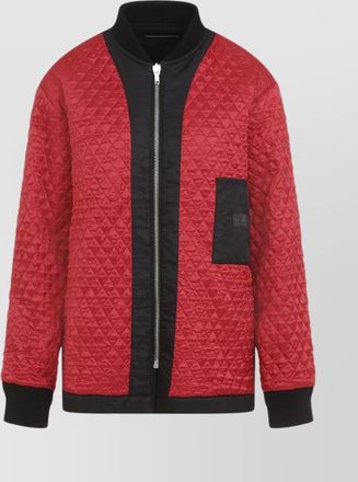 Maison Margiela jacket quilted texture zipped pockets