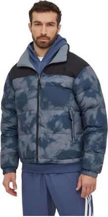 The North Face 92 Crinkle Rev Nuptse Jacket - Heren - Ski Jassen - Blauw - 2XL - Fitness
