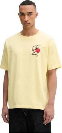 Dr&ocirc;le de Monsieur T-Shirts - Heren - T-shirts - Geel - S - Tops