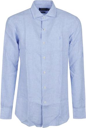 Polo Ralph Lauren Heren, Overhemden, Blauw, Maat: XL