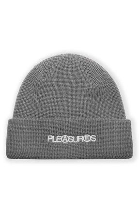 Pleasures Zine Beanie in Charcoal at Nordstrom