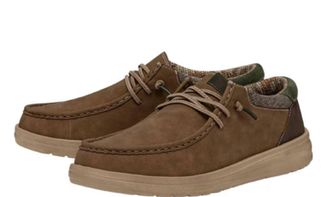 Hey Dude Mens Paul Lace-Up Loafer Shoes In Nut