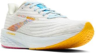 Brooks Launch 11 Running Shoe in White/Murmur/Blithe at Nordstrom, Size 5.5