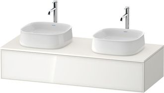 Duravit Lavabo De Consola Duravit Zencha, 1300x550mm,1 Extra&iacute;ble, 2
