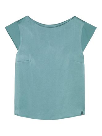 Herno short-sleeve blouse - Blauw