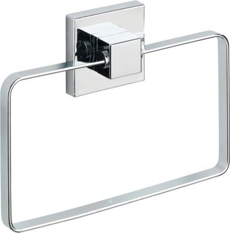 WENKO Quadro Anilla Toallero Acero Inoxidable