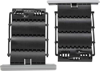 Schellenberg 16007 Clip rigida per serranda avvolgibile, serratura di sicurezza, antieffrazione, dispositivo antisollevamento universale, 2 pezzi