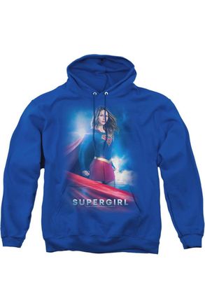 Gildan Supergirl Kara Zor El Adult Pull Over Hoodie / Hooded Sweatshirt
