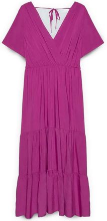 Fiorella Rubino Kleedjes, Dames, Roze, 4Xl, Maxi Kleedjes