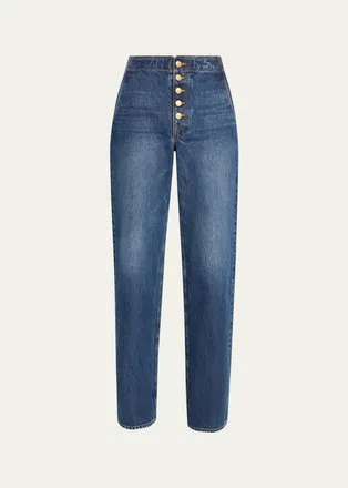 Ulla Johnson The Jasmine Low-Rise Jeans