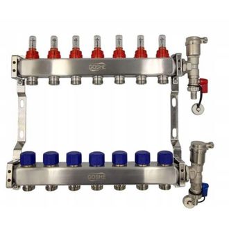 OEM Colector De Acero Inoxidable Goshe 7 Circuitos