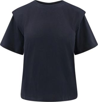 Isabel Marant Zelitos T-Shirt - Dames - T-shirts - Zwart - XS - Katoen - Tops