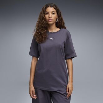 Puma T-shirt ESS vestibilit&agrave; comoda da donna, Abbigliamento, Grigio, XL