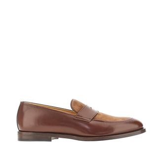 Brunello Cucinelli Smooth and suede leather Penny Loafers Man 42