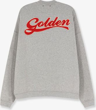 Golden Goose Unisex Sweatshirt Cotton Grey Sweatshirts Sweater