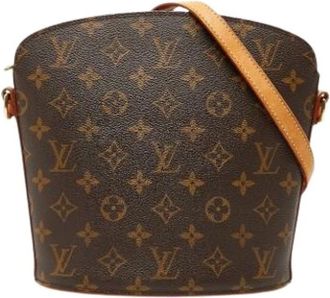 Louis Vuitton Pre-owned Cross Body Bags, female, Brown, Size: ONE SIZE Pre-owned Canvas Cross Body Bag