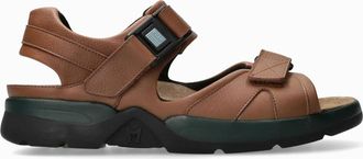Mephisto Mens Shark Sandal In Chestnut