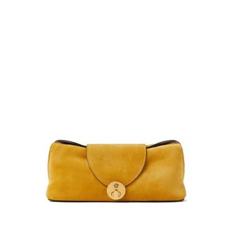 Versace Vivian Clutch - female - Versace - Shoulder Bags - Yellow - ONE SIZE - Bags