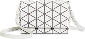 Bao Bao Issey Miyake Fossette Flap Crossbody Bag in Light Gray at Nordstrom