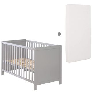 Roba Roba Lettino Co-sleeping 2 In 1, 60 X 120 Cm, Rete A Doghe + Inserto, Trasformabile In Lettino Indipendente, Regolabile In Altezza, 5 Barre Rimovibili