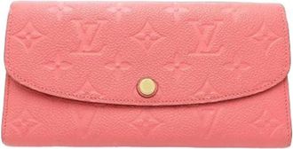 Louis Vuitton Pre-owned Wallets, female, Pink, Size: ONE SIZE Pre-owned The Emilie