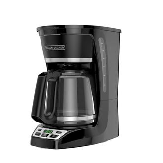 Black+Decker 12-Cup Drip Coffee Maker with Custom Brew Strength, Black