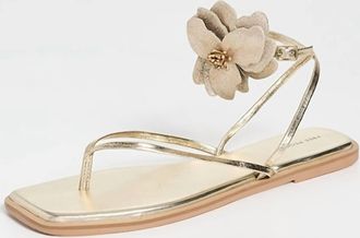 Free People Womens Mismatch Magnolia Sandal In Gold