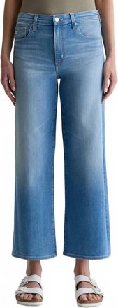 AG - Adriano Goldschmied Saige Wide Leg Crop Jeans In Expedition